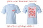 Load image into Gallery viewer, You Are So Loved | Light Blue | Youth | Short Sleeve Tee
