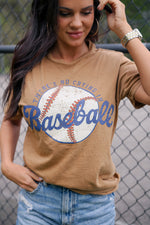 Load image into Gallery viewer, No Crying In Baseball | Camel | Short Sleeve Tee

