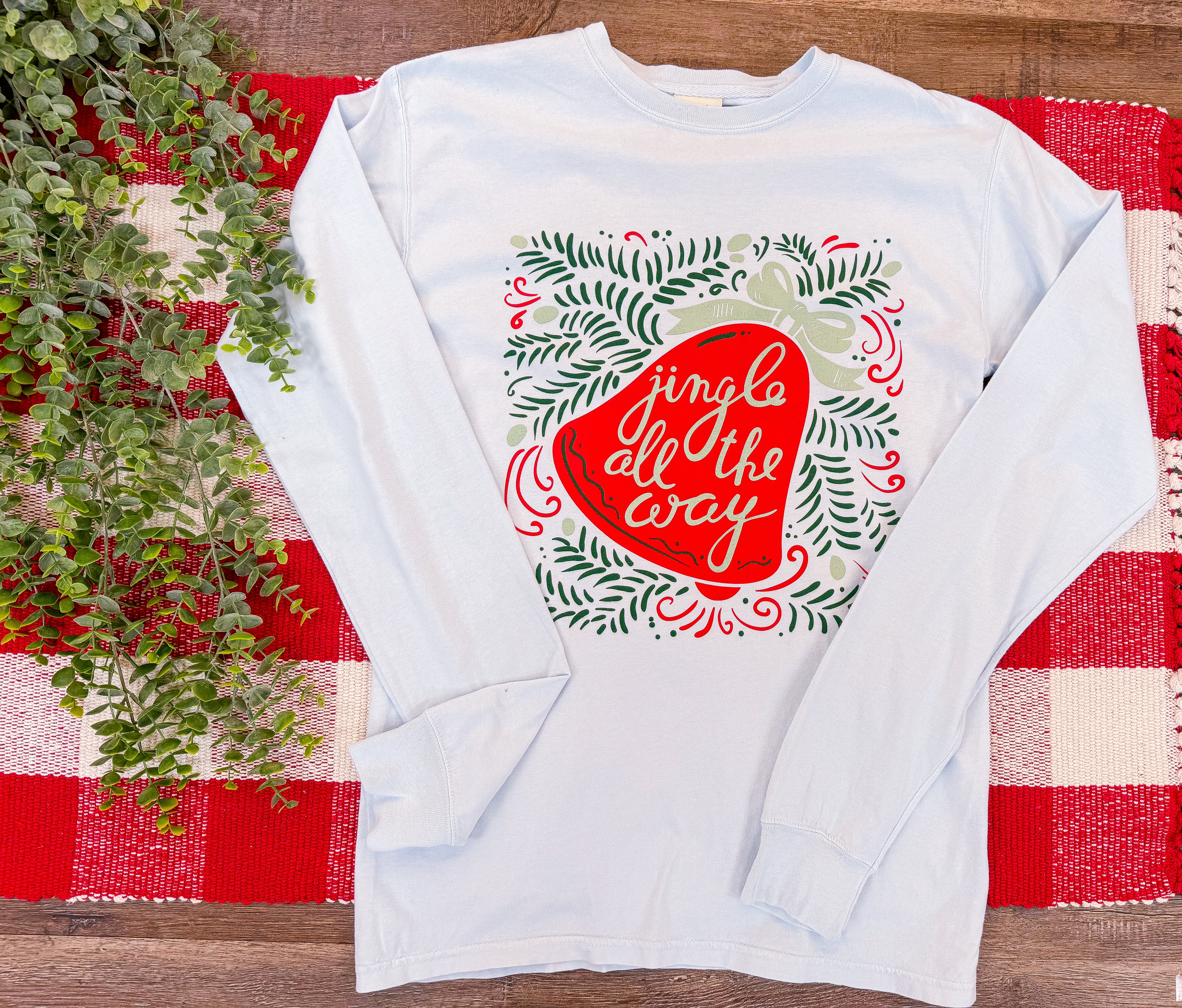 Jingle All The Way | Blue | Long Sleeve