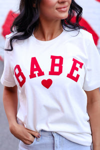 BABE | Vintage White | Short Sleeve Tee